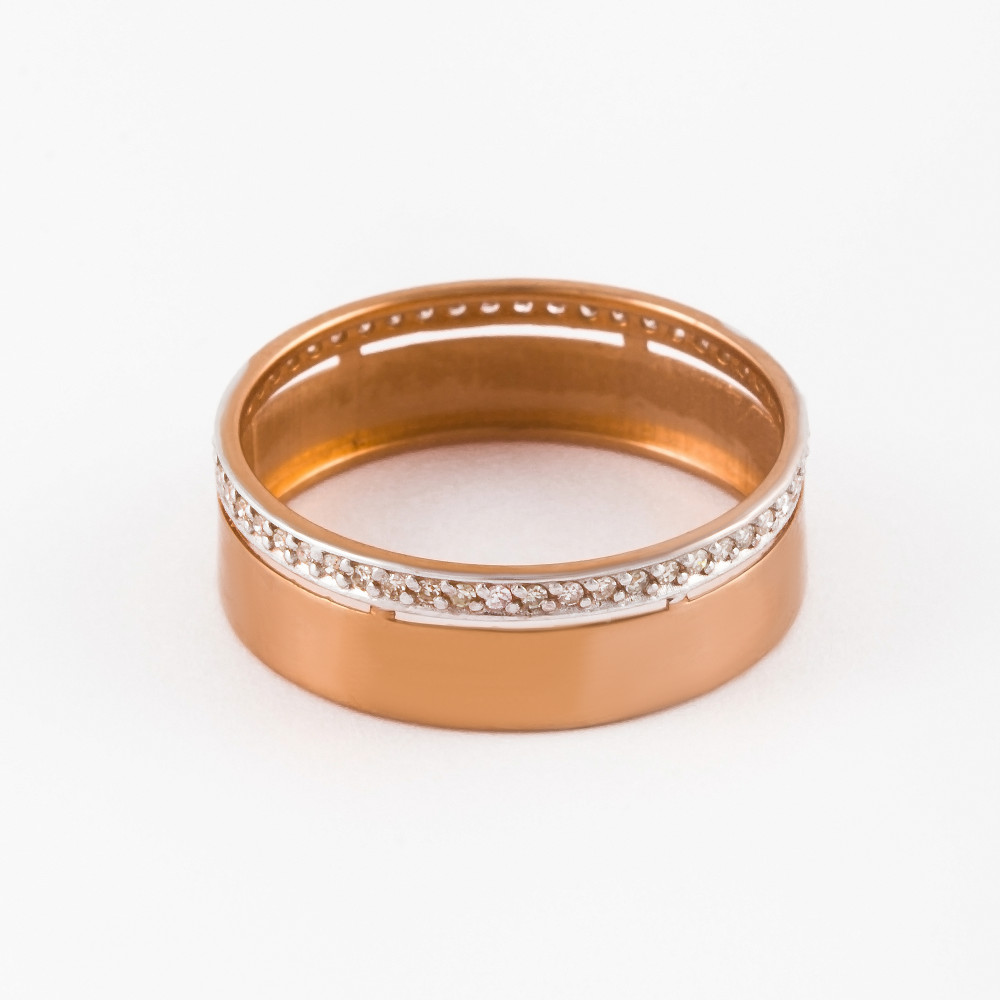 Золотое кольцо обручальное Efremof из красного золота 585 пробы ЮПК13112153