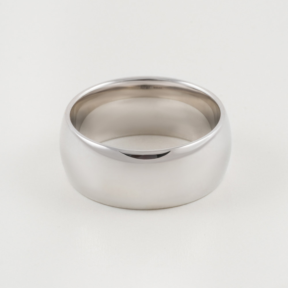 Серебряное кольцо обручальное Андрей АМГ-80-04-3-20-000-1, размеры от 16.5 до 17.5