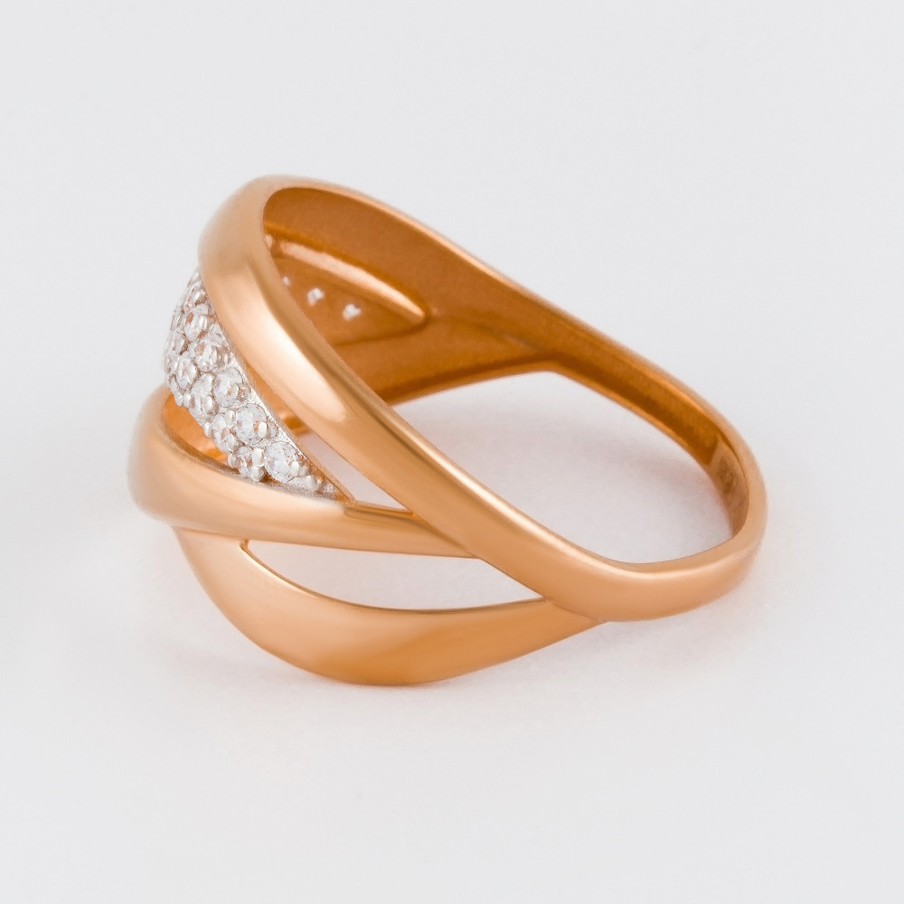 Золотое кольцо Санис из красного золота 585 пробы СН08-116105