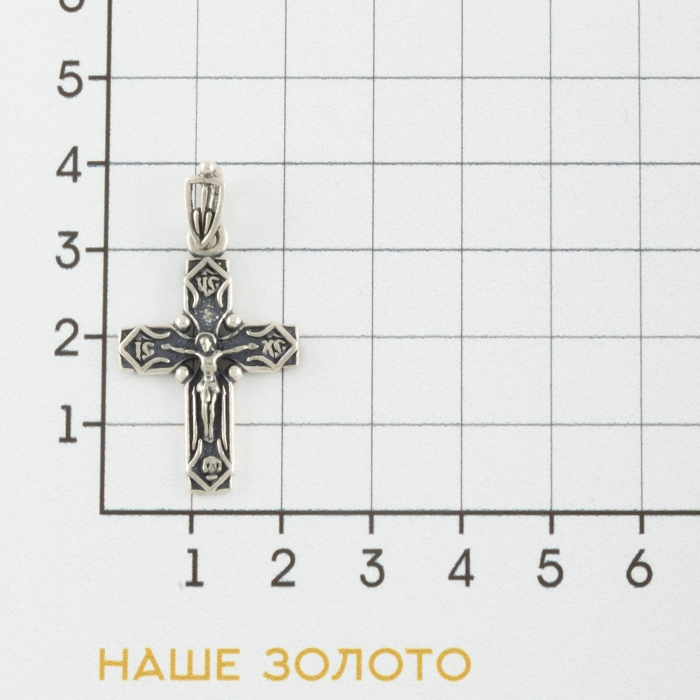 Серебряный крест Кубачи КБК060