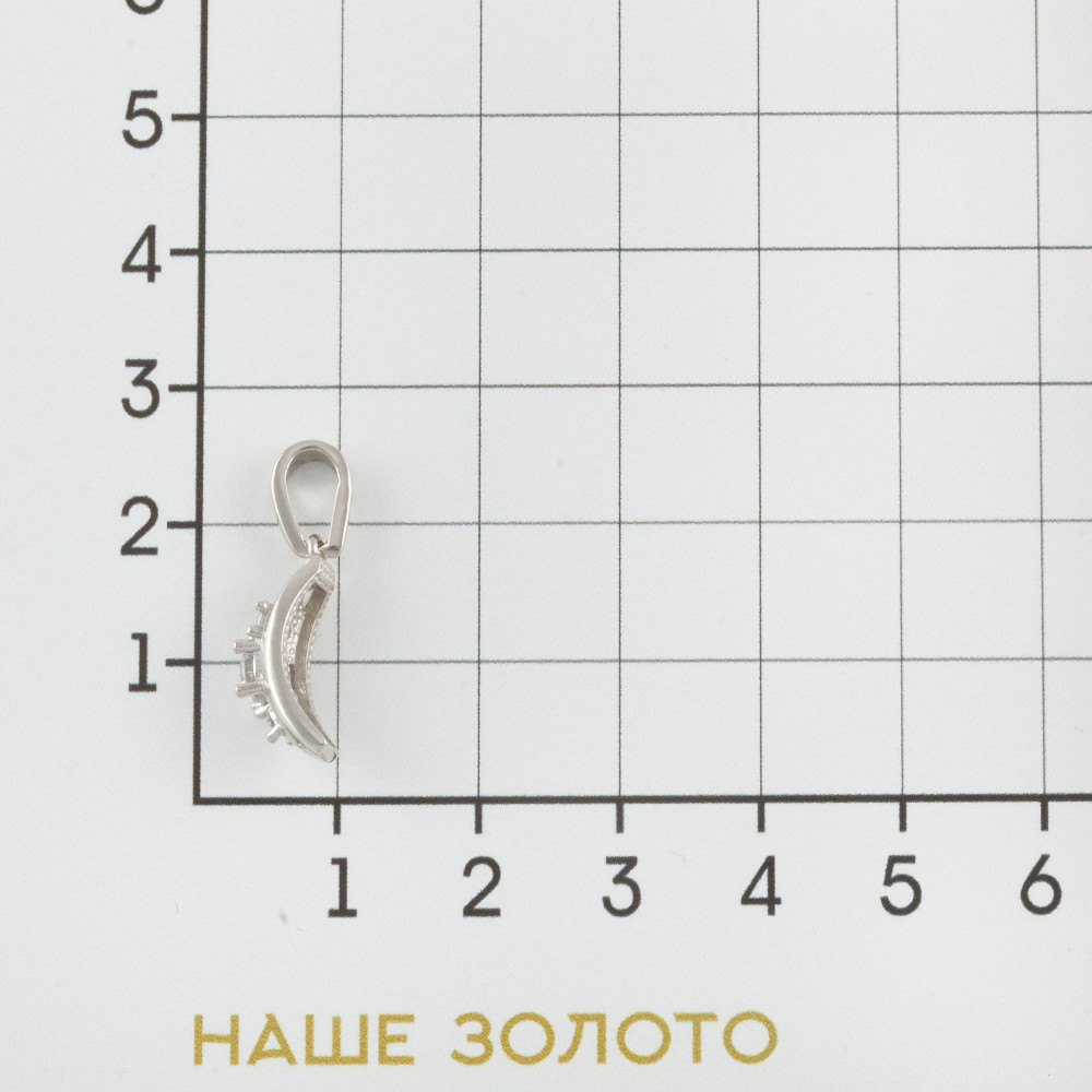 Серебряная подвеска Вознесенский  со вставками (фианит) 6В13-0037