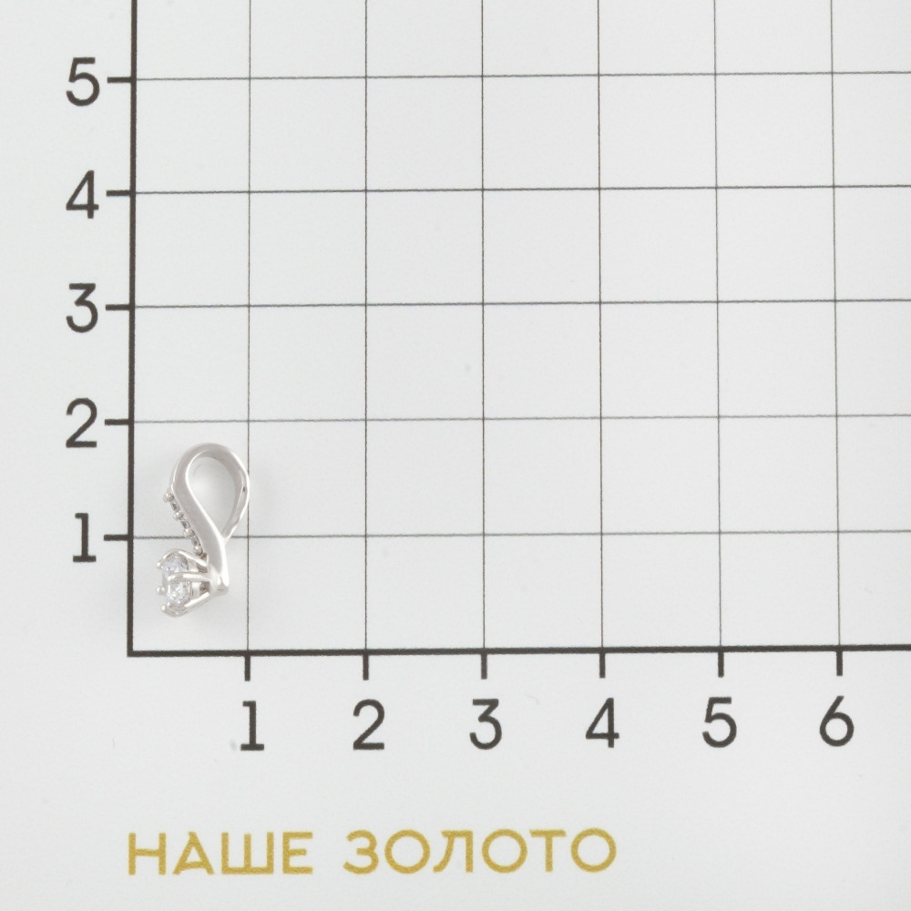 Серебряная подвеска Вознесенский  со вставками (фианит) 6В13-0009