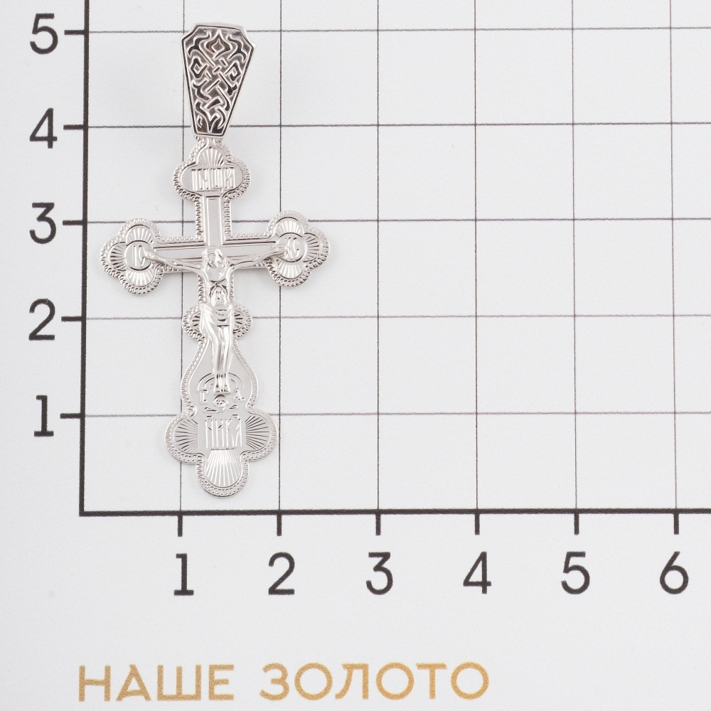 Серебряный крест Золотая подкова ЯВ8105РС
