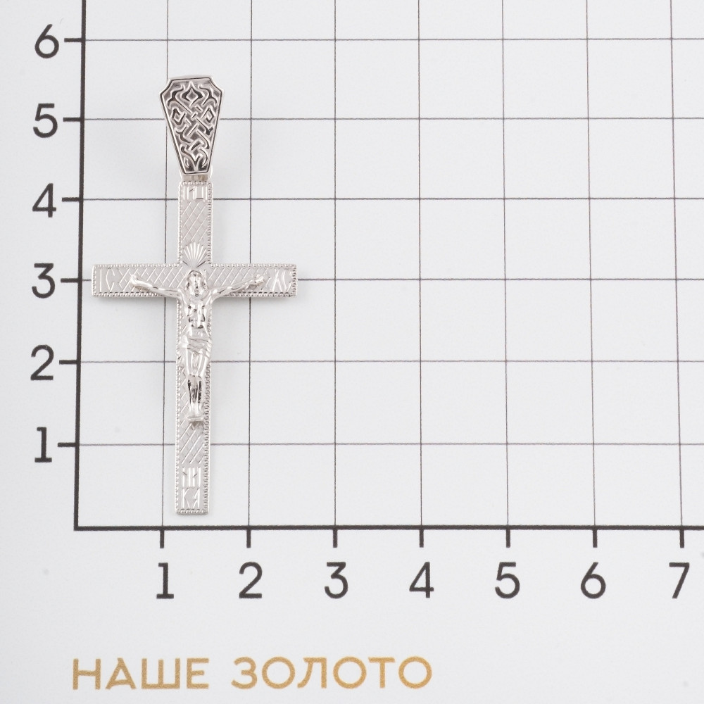 Серебряный крест Золотая подкова ЯВ8108РС