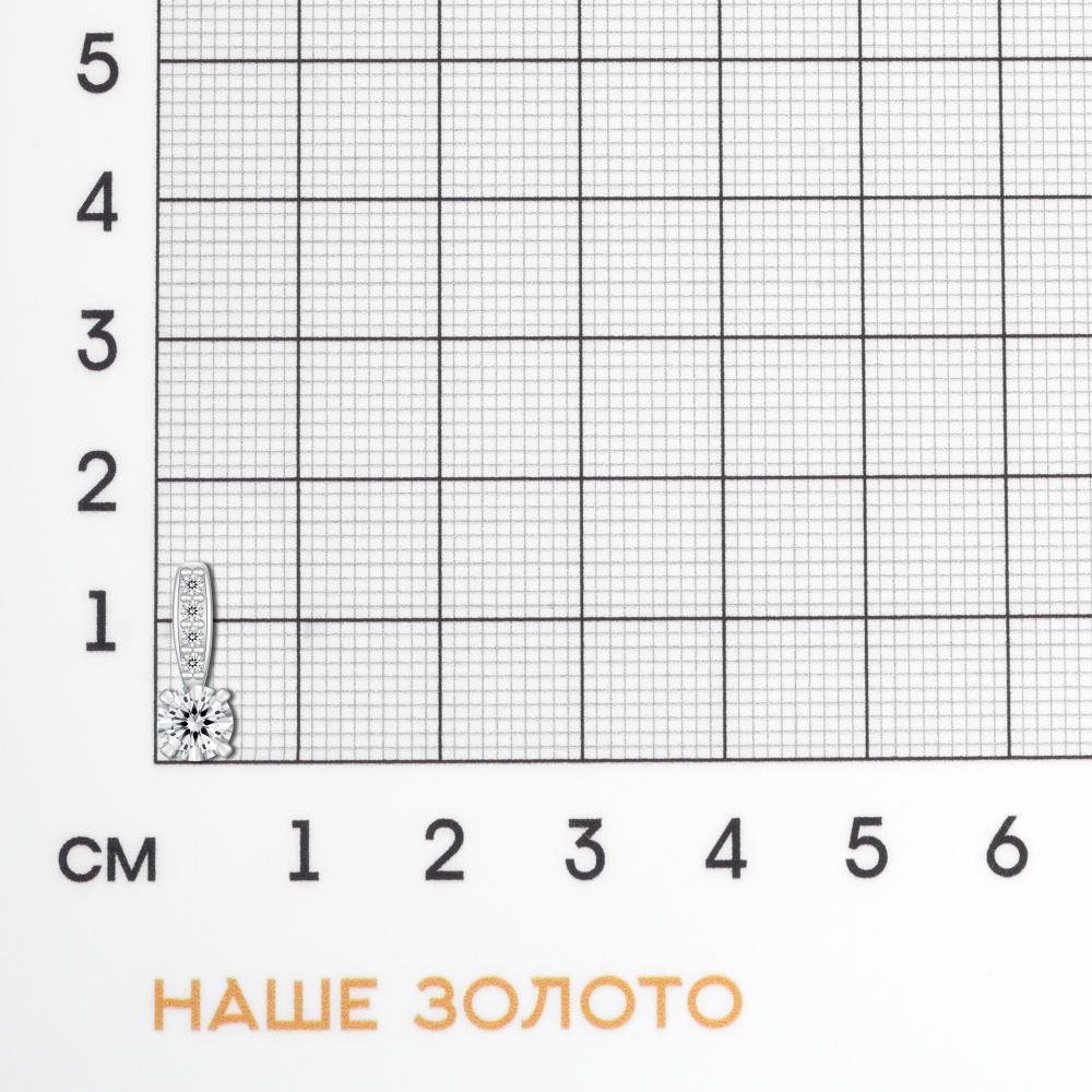 Серебряная подвеска Вознесенский  со вставками (фианит) 6В13-0260