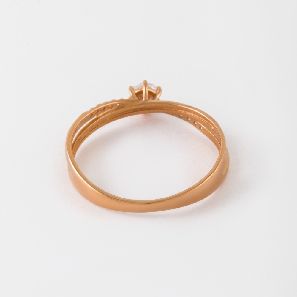 Золотое кольцо Sokolov из красного золота 585 пробы ДИ018790