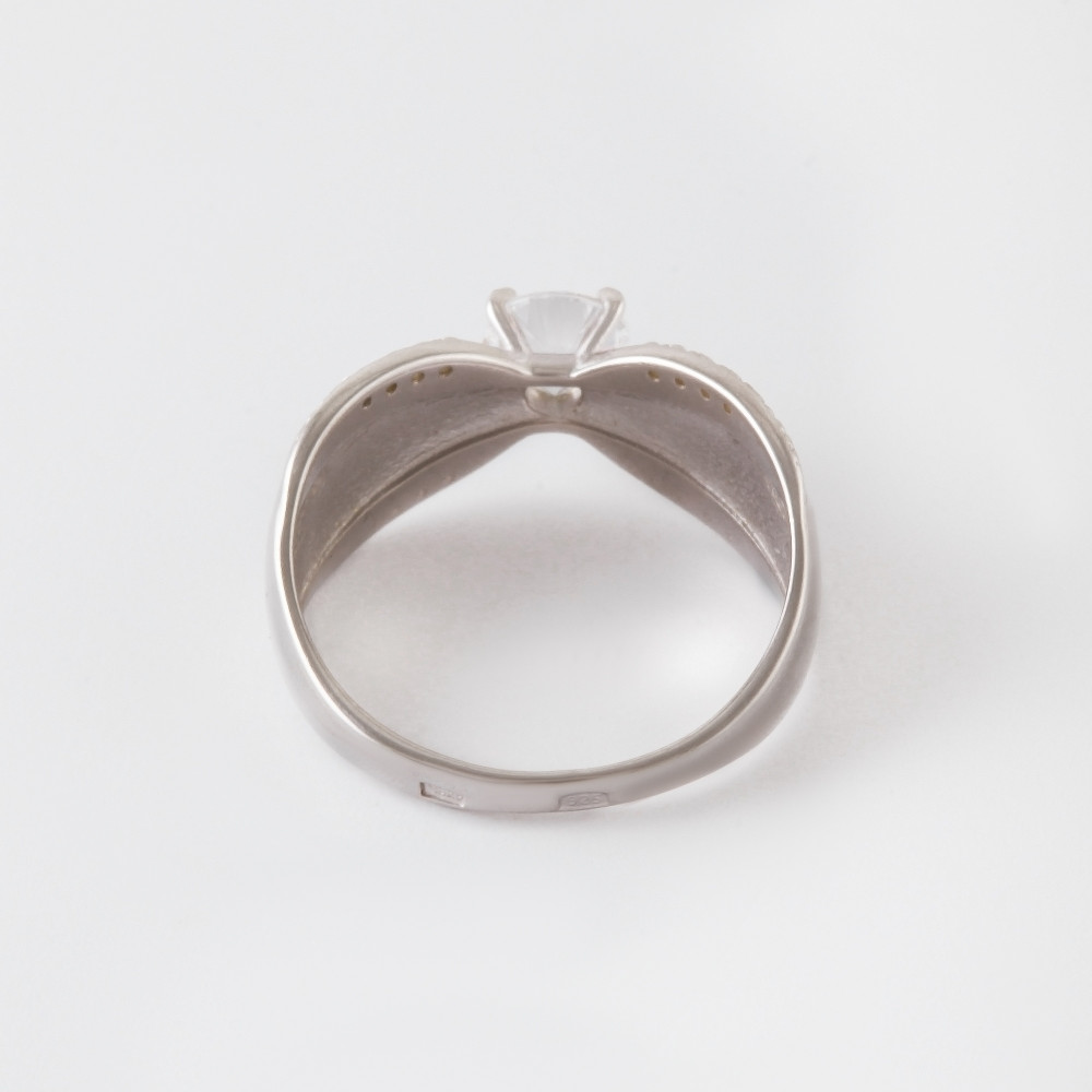 Серебряное кольцо Efremof  со вставками (фианит и ) ЮП1010010585, размеры от 16 до 20