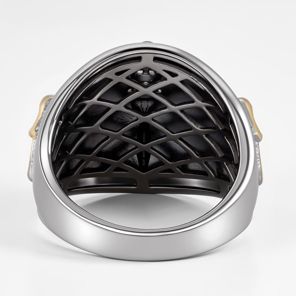 Серебряное кольцо Style avenue со вставками из полудрагоценных камней (топаз) СЙХУПР334, размеры от 18 до 18