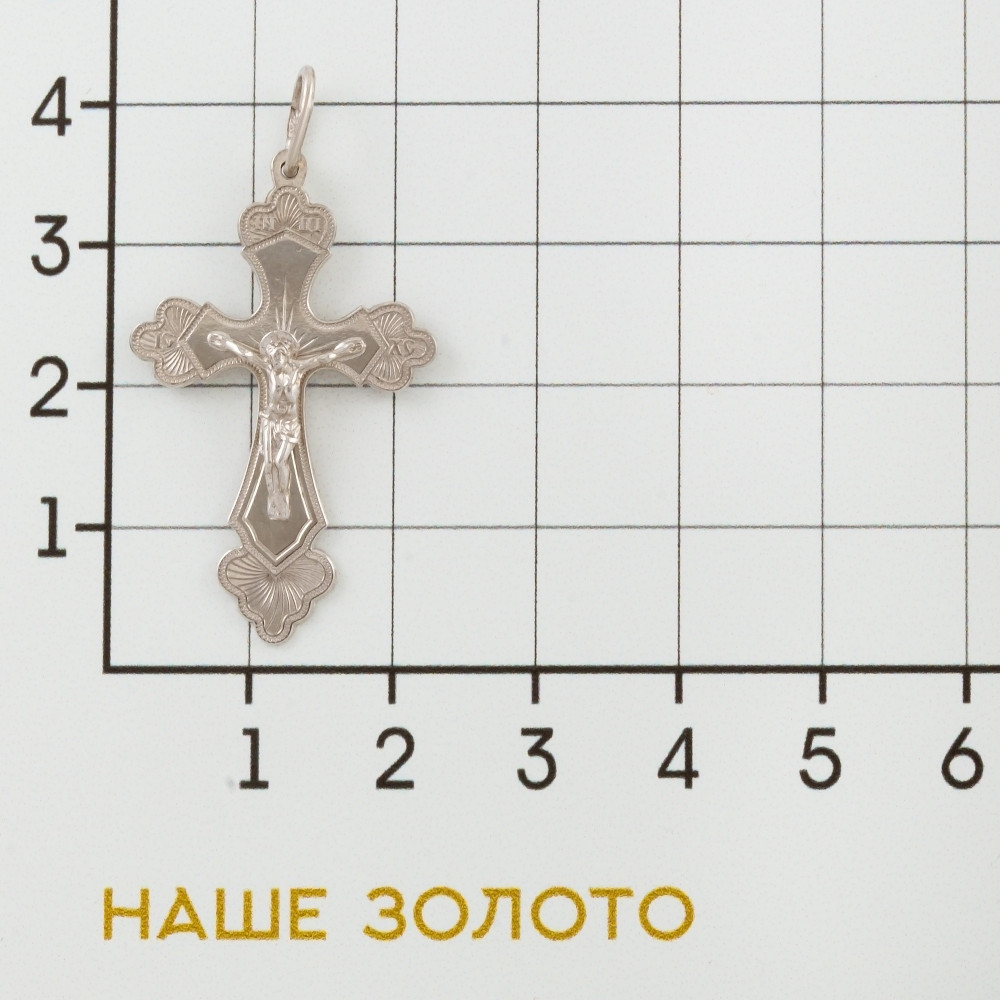 Серебряный крест Золотая подкова ЯВ8144М