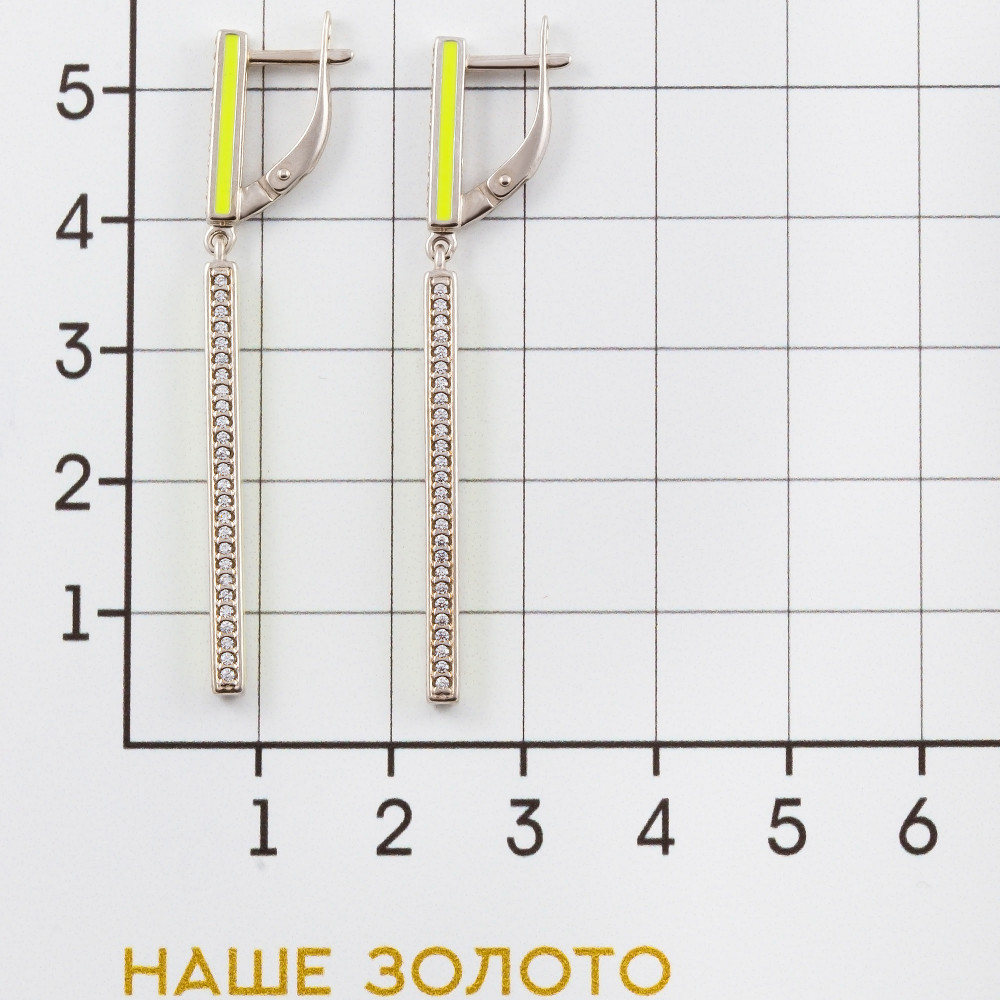 Серебряные серьги подвесные Sokolov ДИ94025044