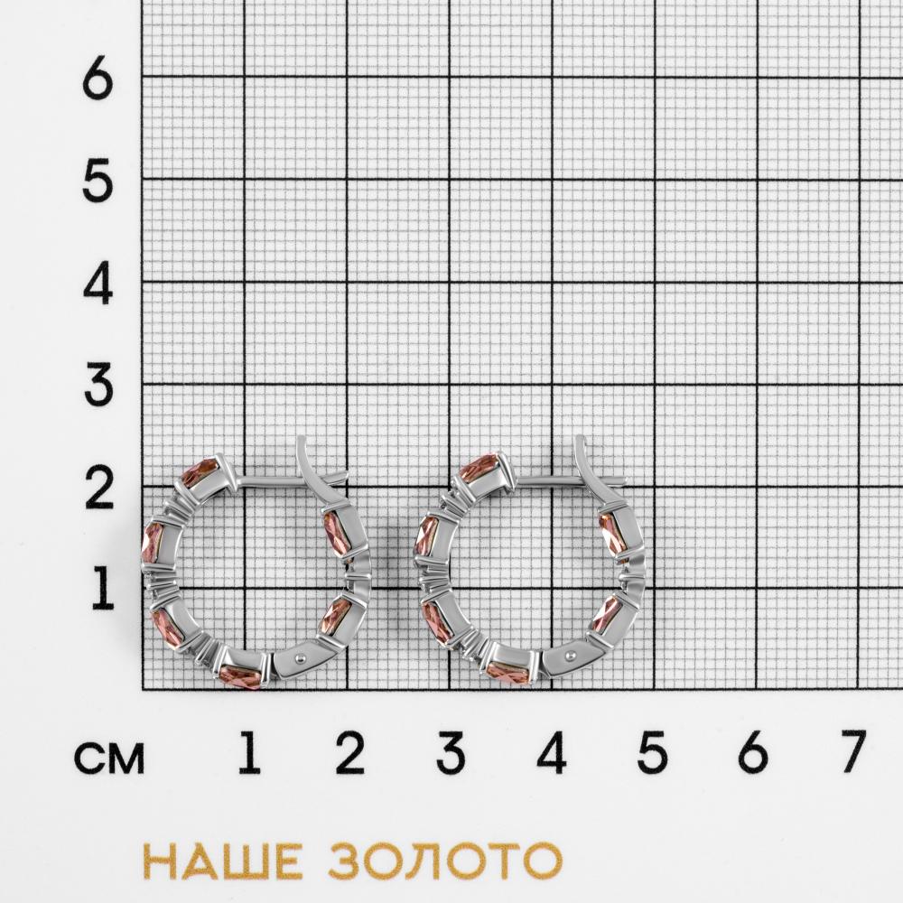 Серебряные серьги конго Альтеза А9Ц20188ВР