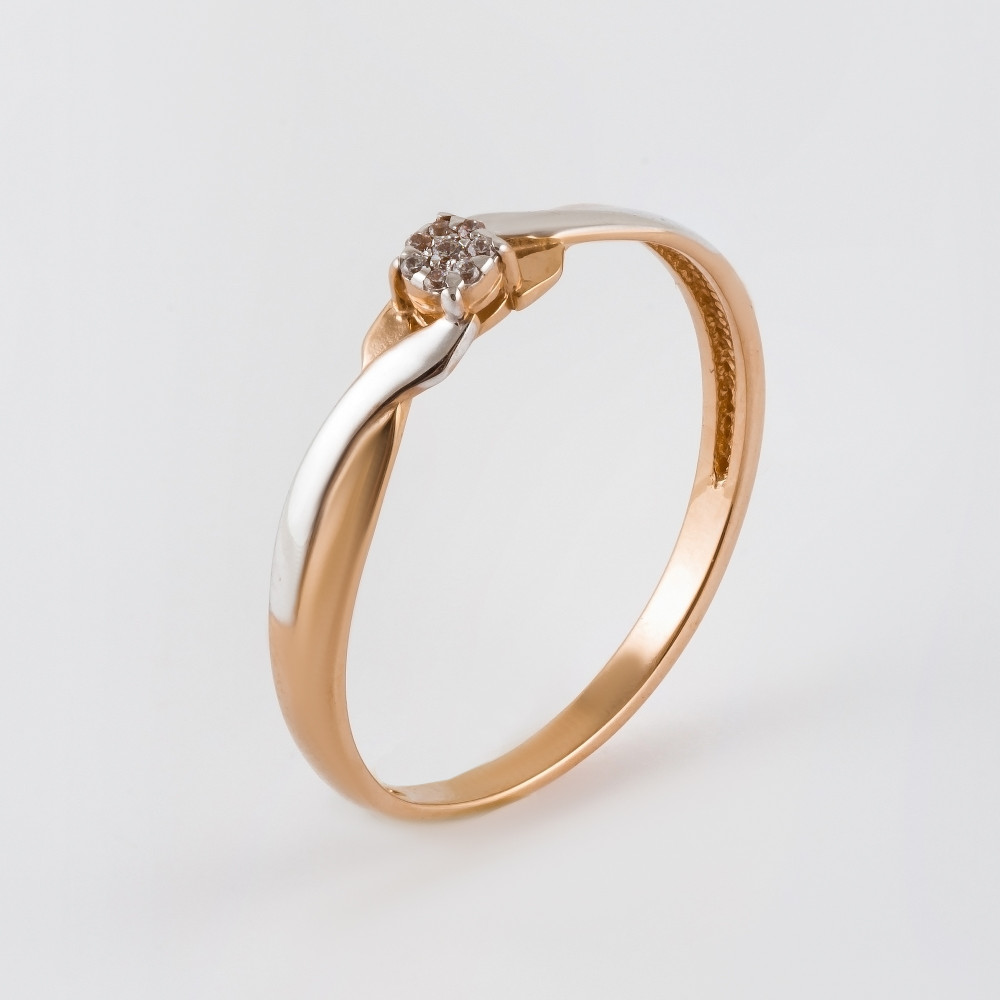 Золотое кольцо Берег из красного золота 585 пробы 2БКЗ5К.1-01-0535