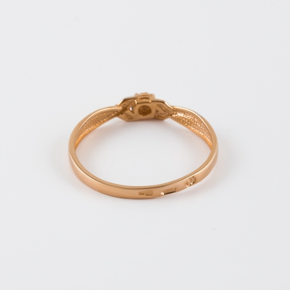 Золотое кольцо Берег из красного золота 585 пробы 2БКЗ5К.1-01-0535