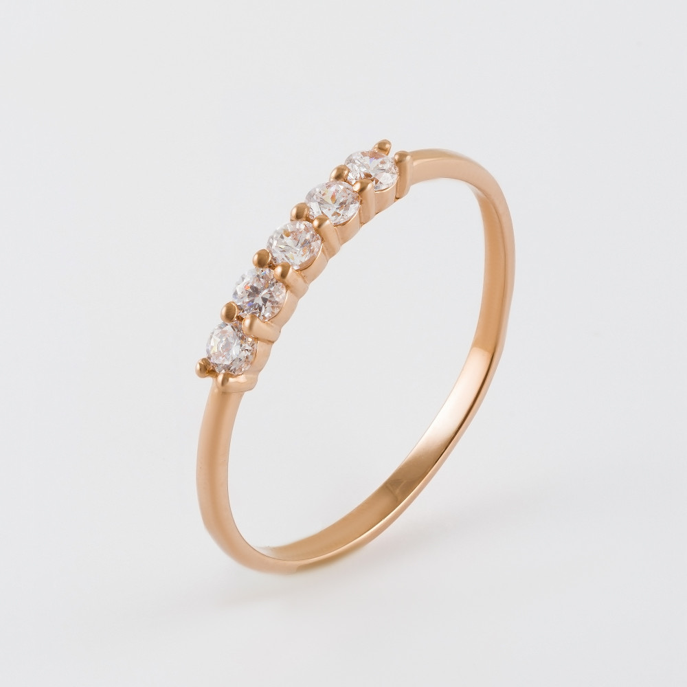 Золотое кольцо Берег из красного золота 585 пробы 2БКЗ5К-01-0496