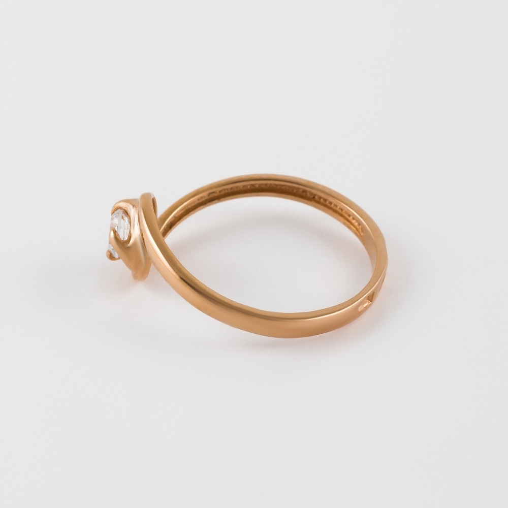 Золотое кольцо Берег из красного золота 585 пробы 2БКЗ5К-01-0494