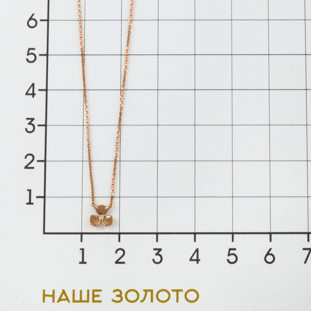 Золотое колье Sokolov из красного золота 585 пробы ДИ1070205