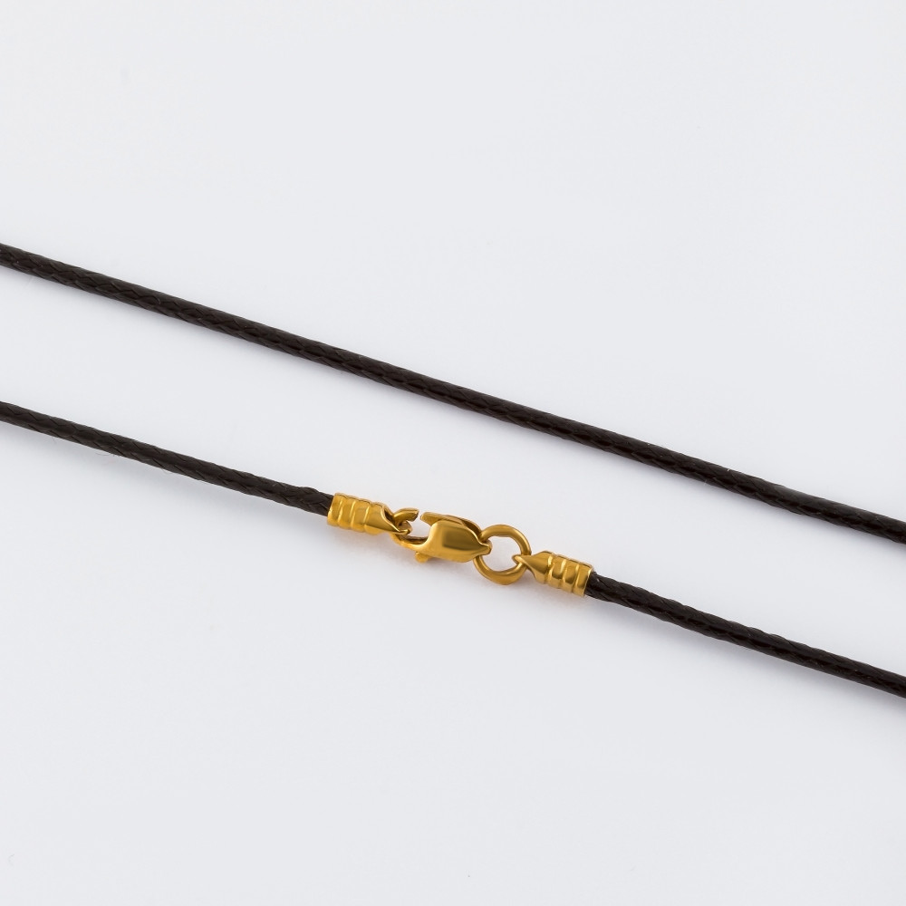 Серебряный шнурок Золотой талисман ЭЙ5-008З, размеры от 40 до 40