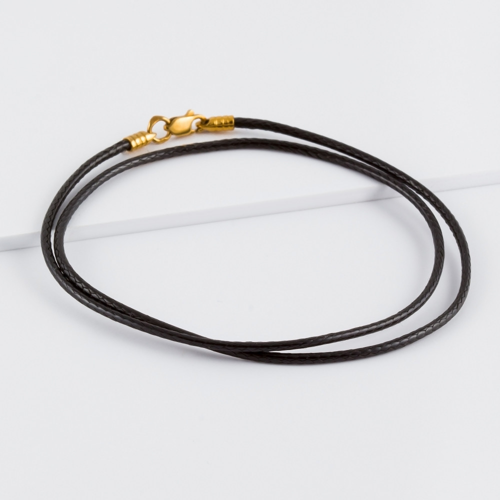 Серебряный шнурок Золотой талисман ЭЙ5-008З, размеры от 40 до 40