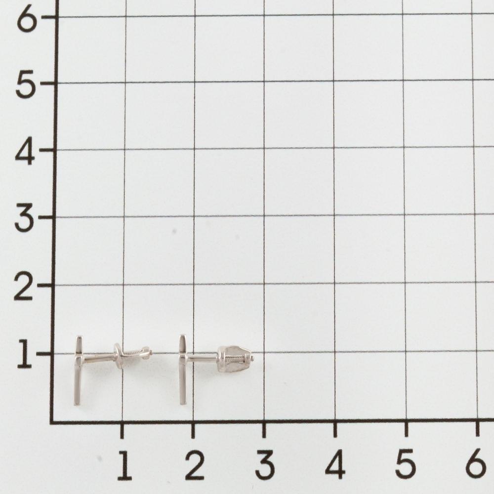 Серебряные серьги гвоздики Дельта (delta) ДПС0502533