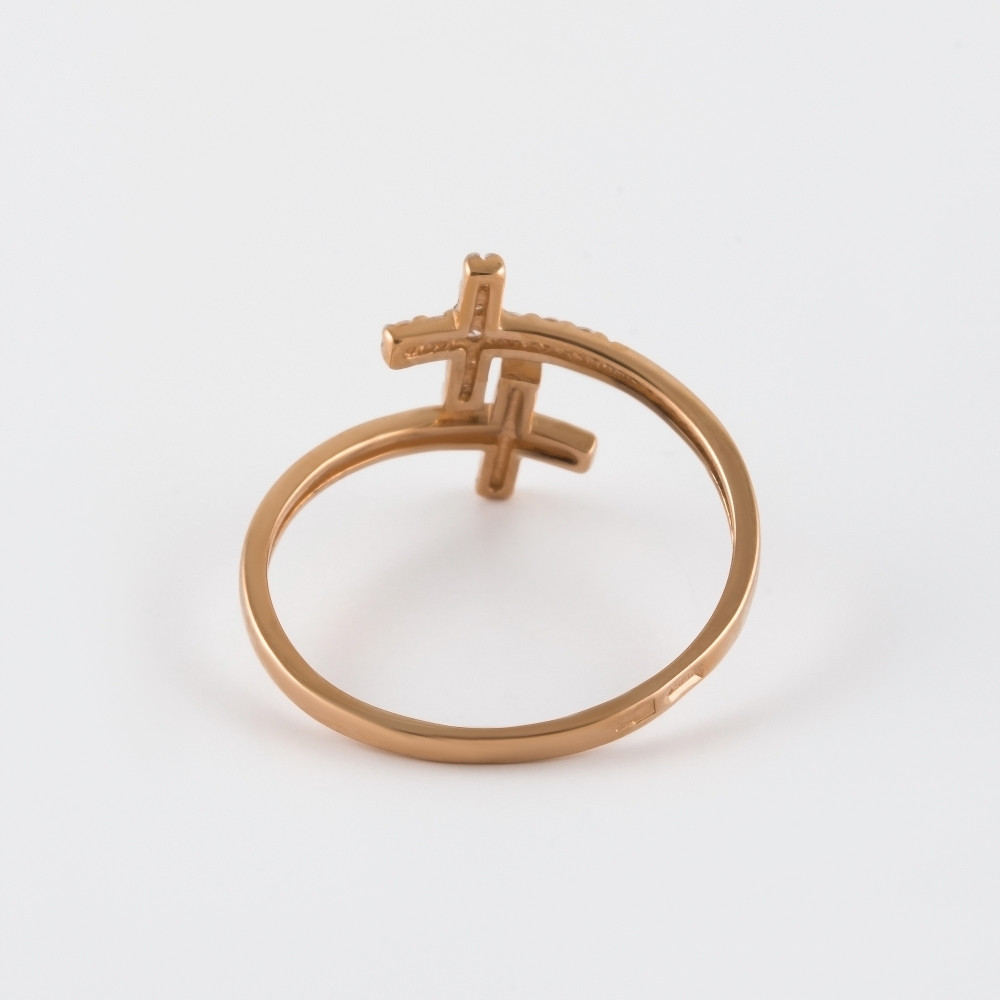 Золотое кольцо Берег из красного золота 585 пробы 2БКЗ5К.1-01-0492-01