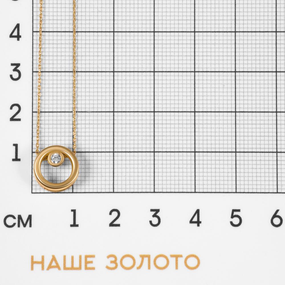 Золотое колье Випголд из красного золота 585 пробы ВПКЛ00009690