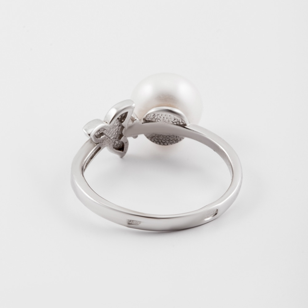 Серебряное кольцо Виктория  со вставками ( и фианит) ВК1-8491С, размеры от 16 до 18.5