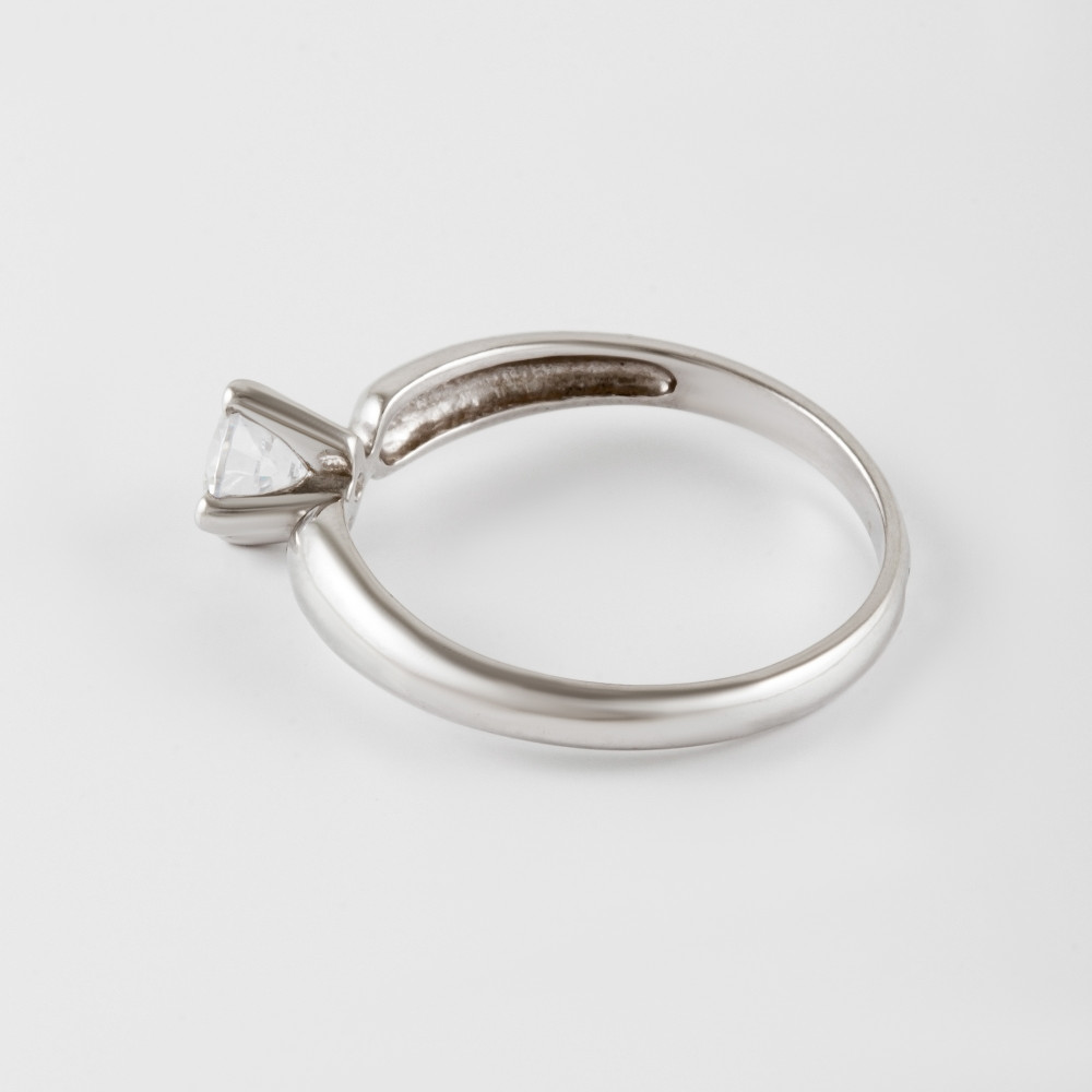 Серебряное кольцо Мидас-пермь  со вставками (фианит) 4МК22, размеры от 16 до 18.5