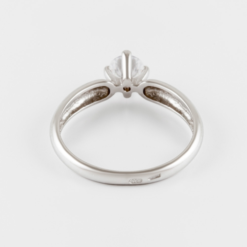 Серебряное кольцо Мидас-пермь  со вставками (фианит) 4МК22, размеры от 16 до 18.5