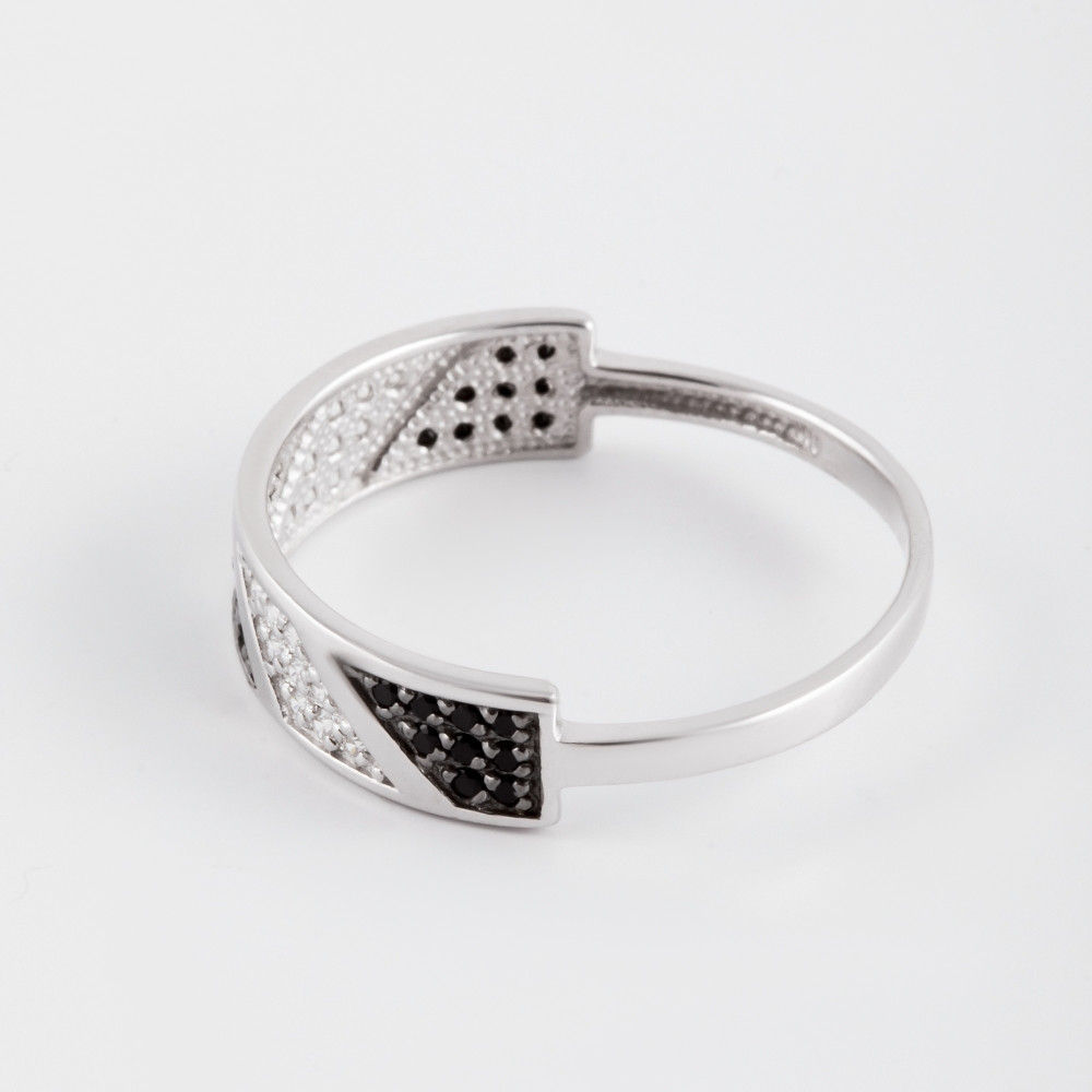 Серебряное кольцо Иллада   со вставками (фианит) 2ИС112008-2, размеры от 16.5 до 17.5