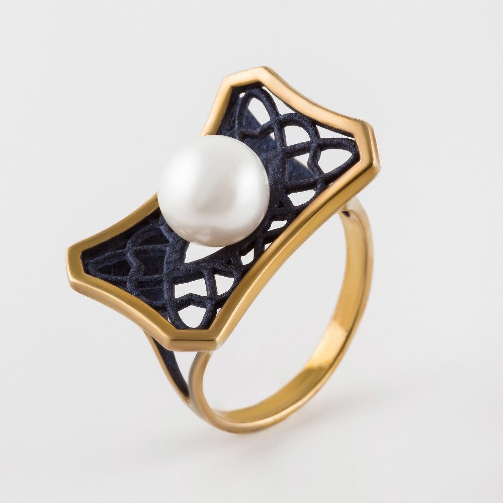 Серебряное кольцо Defleur  со вставками () ФЖ51838Я1У, размеры от 18.5 до 18.5