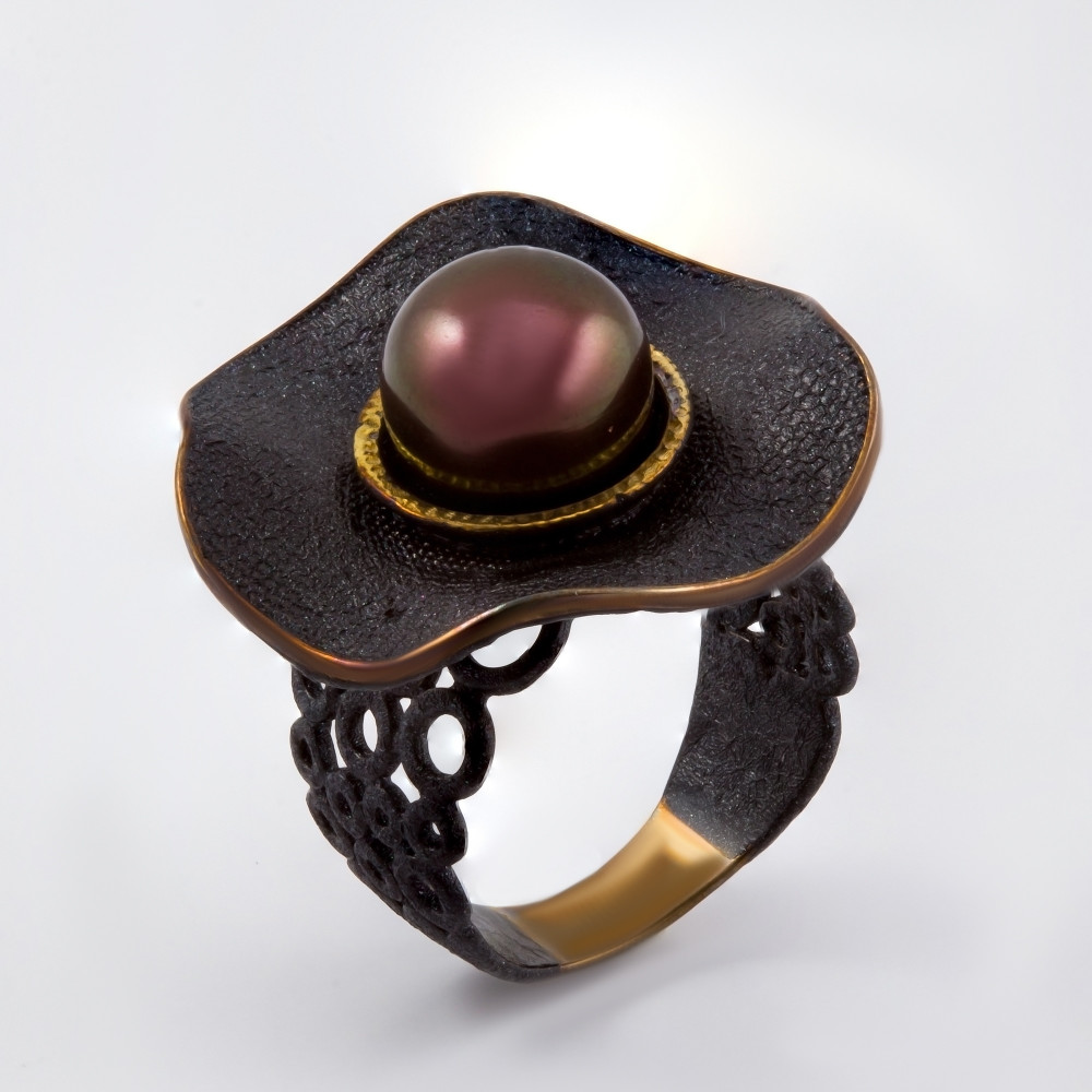 Серебряное кольцо Defleur  со вставками () ФЖ51804Я2Б, размеры от 19 до 19