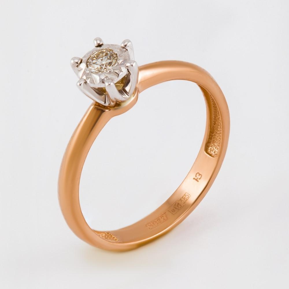 Золотое кольцо Клондайк из красного золота 585 пробы ЛХ01-01821-02-001-02-01