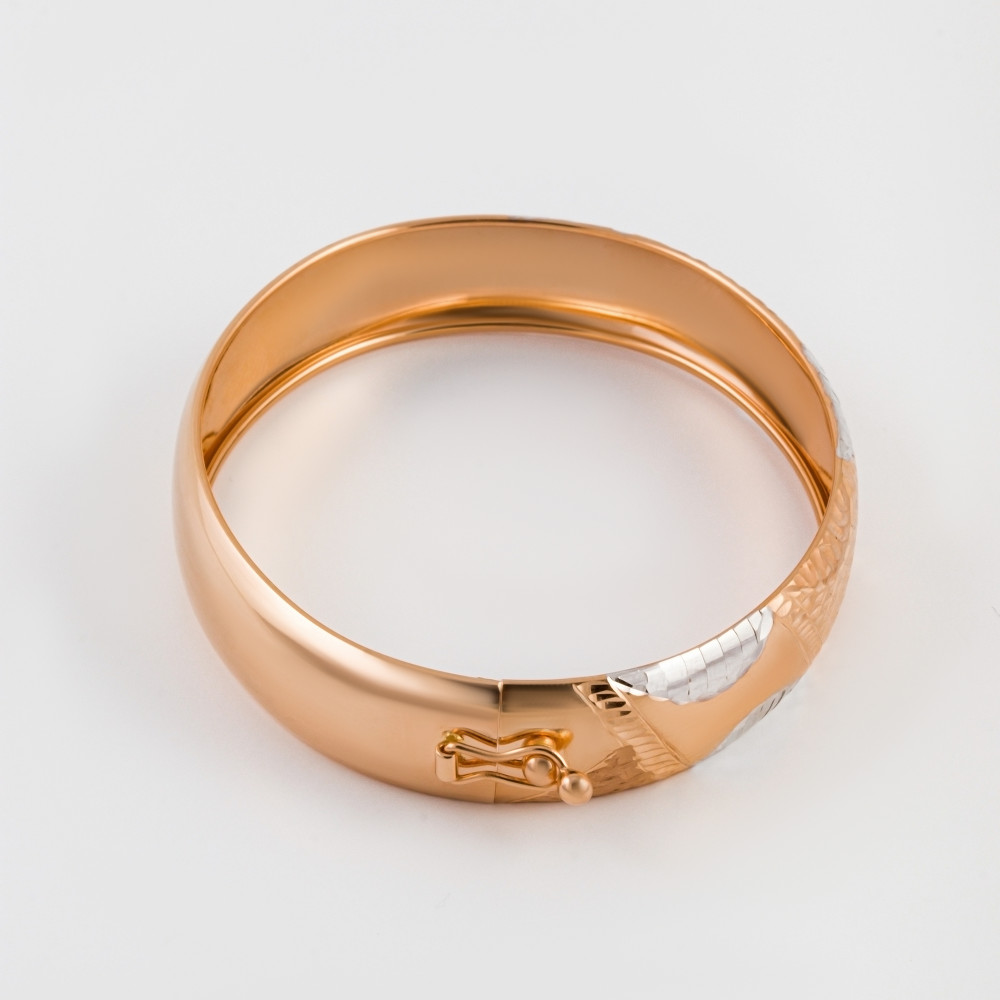 Золотой браслет Магнат  из красного золота 585 пробы ПЗА022150, размеры от 17.5 до 19
