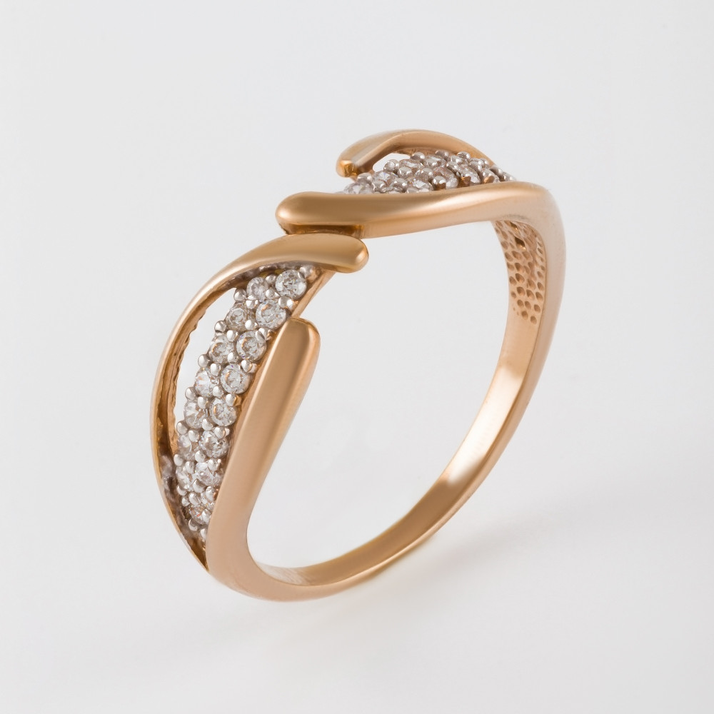 Серебряное кольцо Санис  со вставками (фианит) СН3622-4, размеры от 17 до 19.5