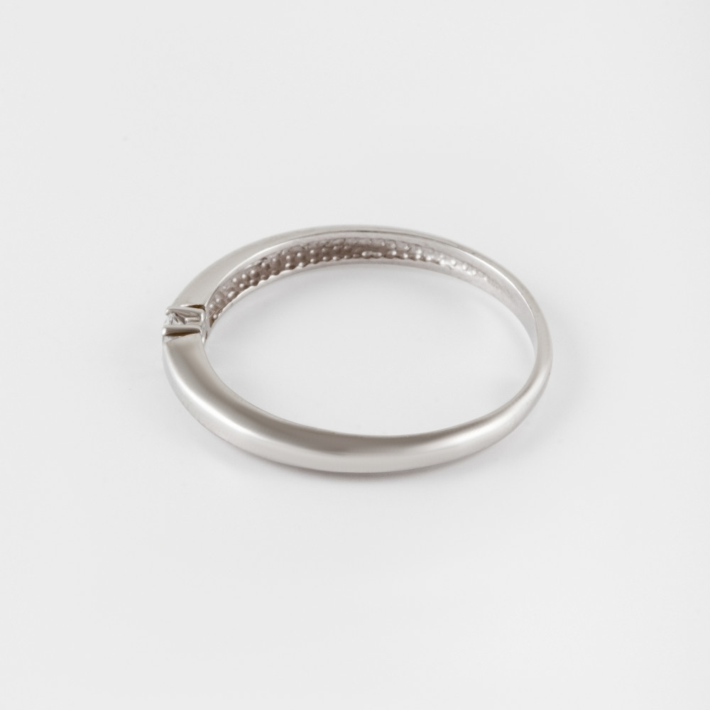 Серебряное кольцо Санис  со вставками (фианит) СН4123-3С, размеры от 17 до 18.5