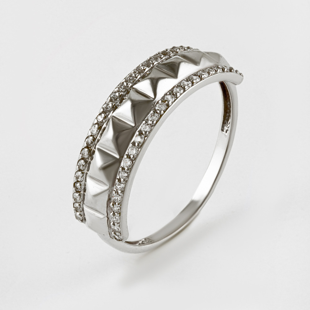 Серебряное кольцо Иллада   со вставками (фианит) 2ИС112010, размеры от 16 до 19