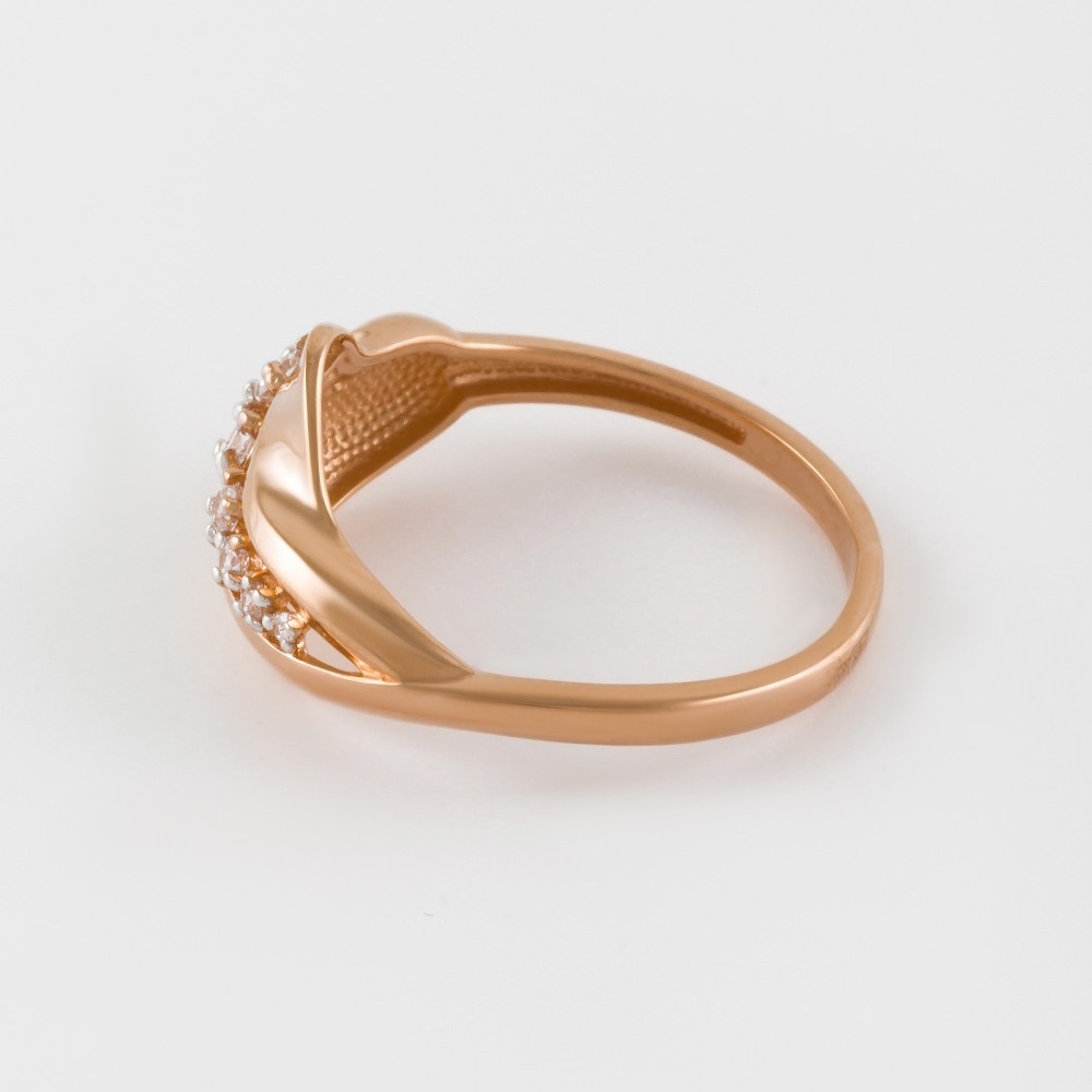 Золотое кольцо Династия из красного золота 585 пробы 7Д011981-1102