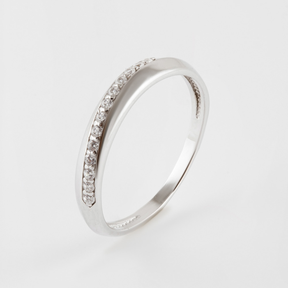 Серебряное кольцо Вознесенский  со вставками (фианит) 6В10-0011, размеры от 15 до 21