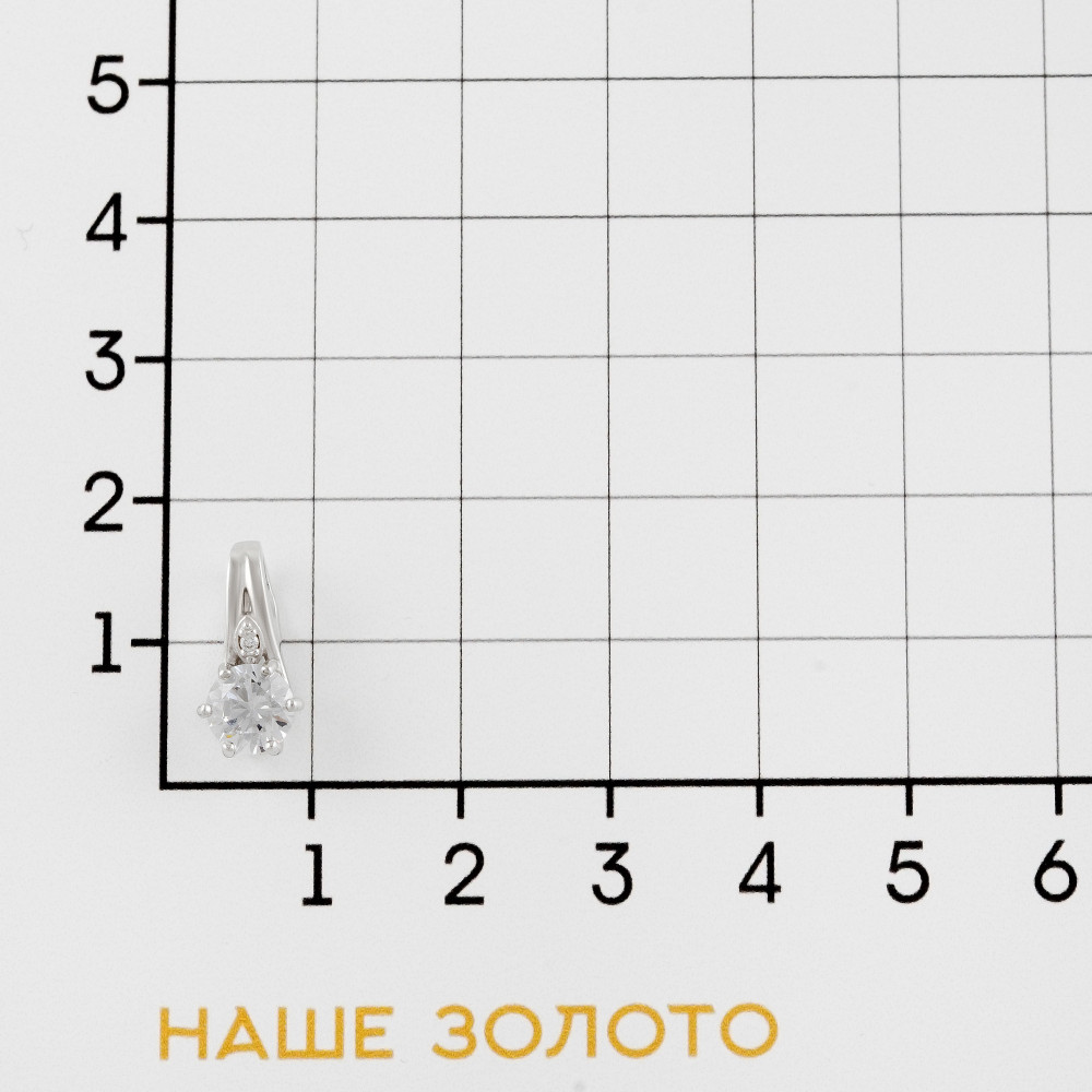 Серебряная подвеска Вознесенский  со вставками (фианит) 6В13-0263