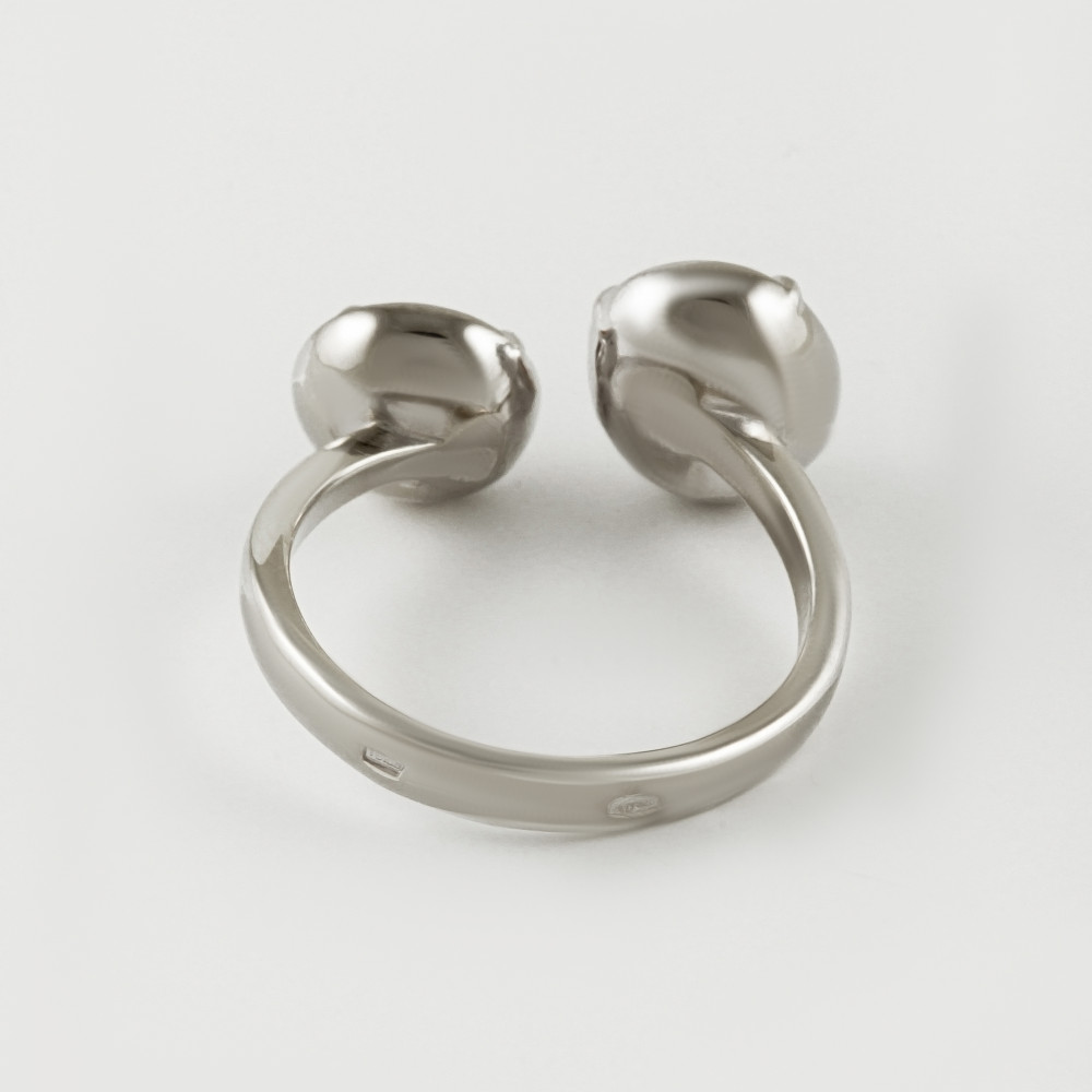 Серебряное кольцо Efremof  со вставками (кристалл) ЮП1015013476крхрц, размеры от 17 до 18.5