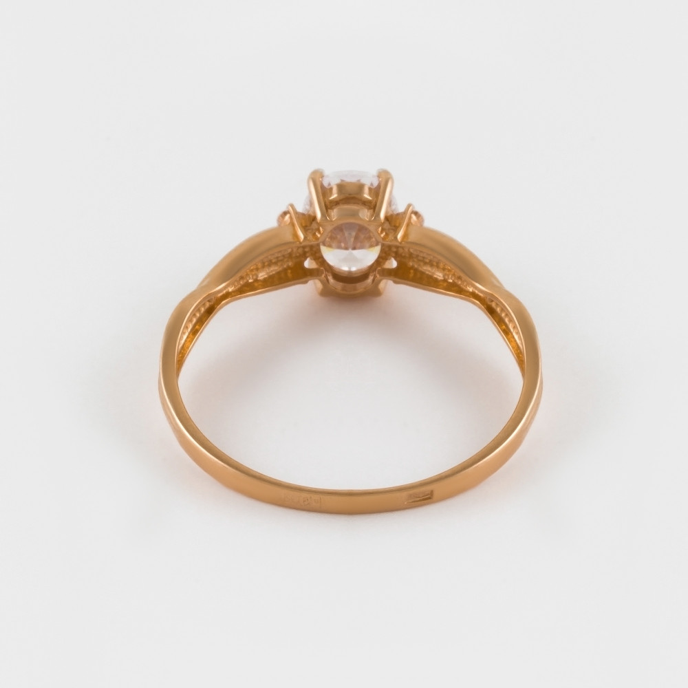 Золотое кольцо Золотая столица из красного золота 585 пробы ЗЧ1131881010