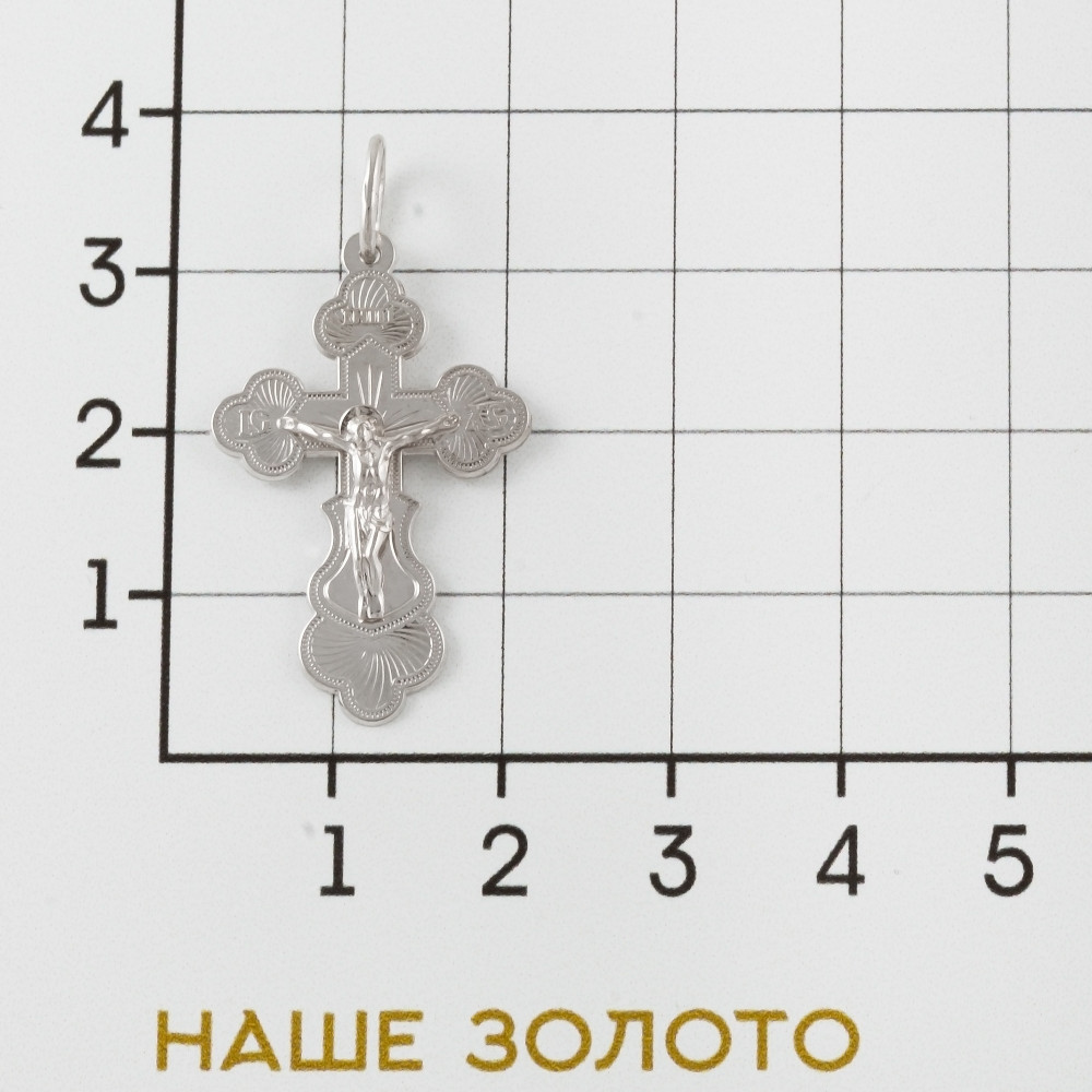 Серебряный крест Золотая подкова ЯВ8116М