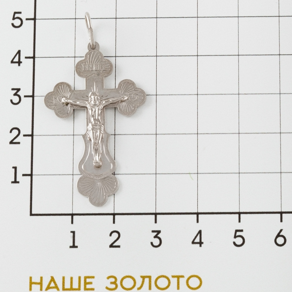 Серебряный крест Золотая подкова ЯВ8127М