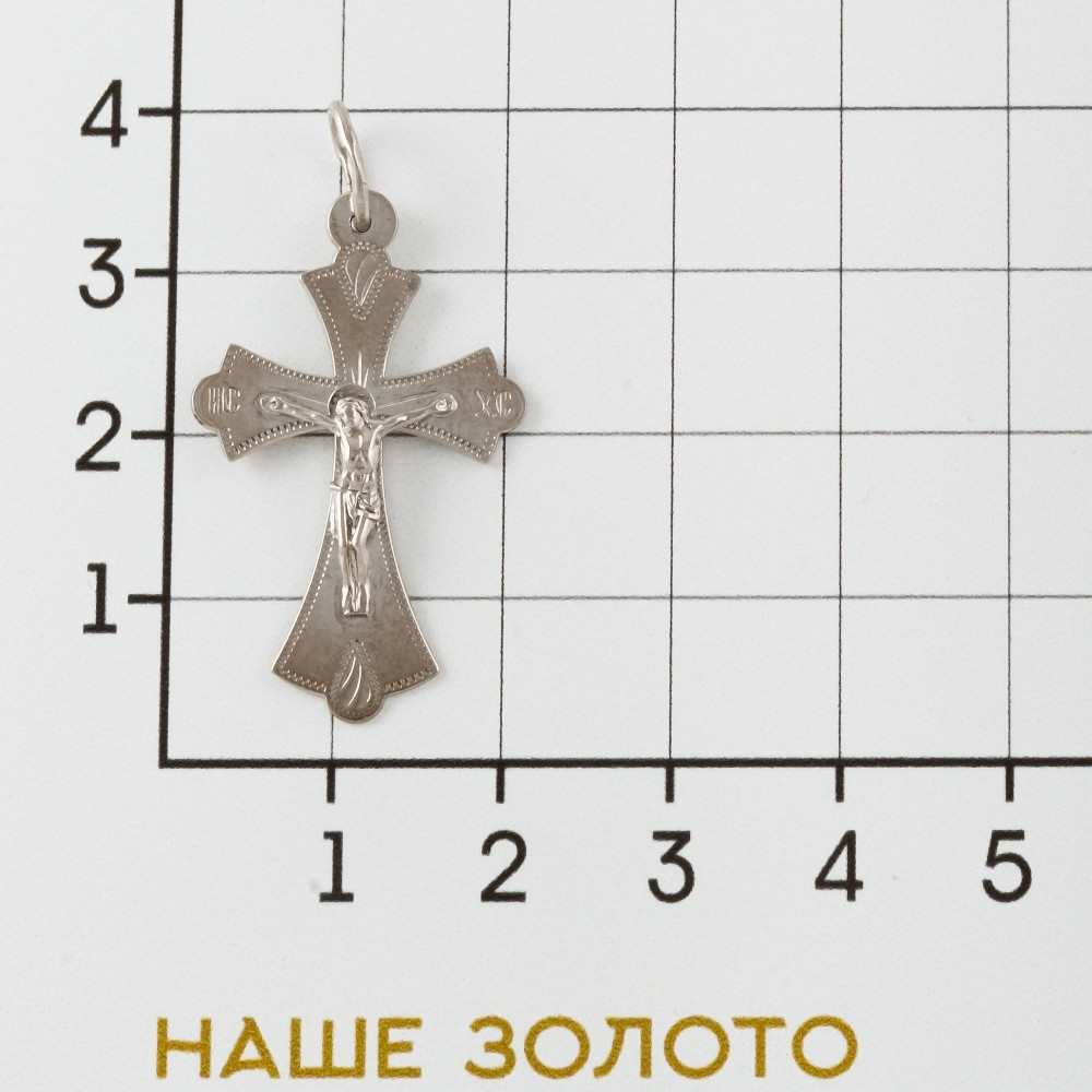 Серебряный крест Золотая подкова ЯВ8148М