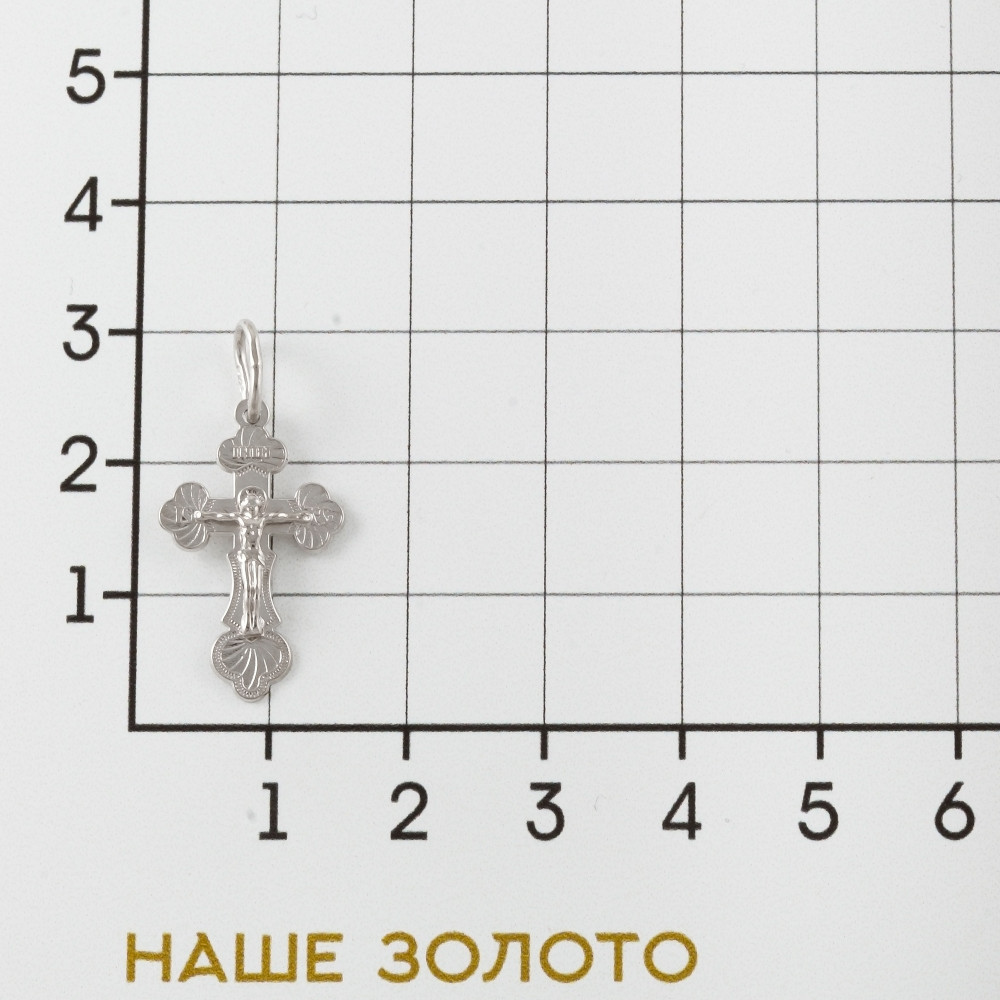 Серебряный крест Золотая подкова ЯВ8114М