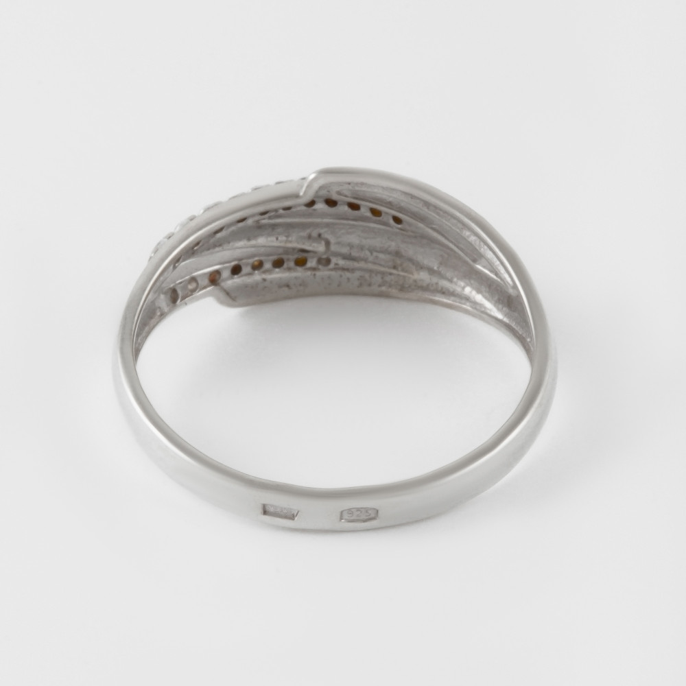 Серебряное кольцо Efremof  со вставками (фианит) ЮП1010015310, размеры от 17 до 19