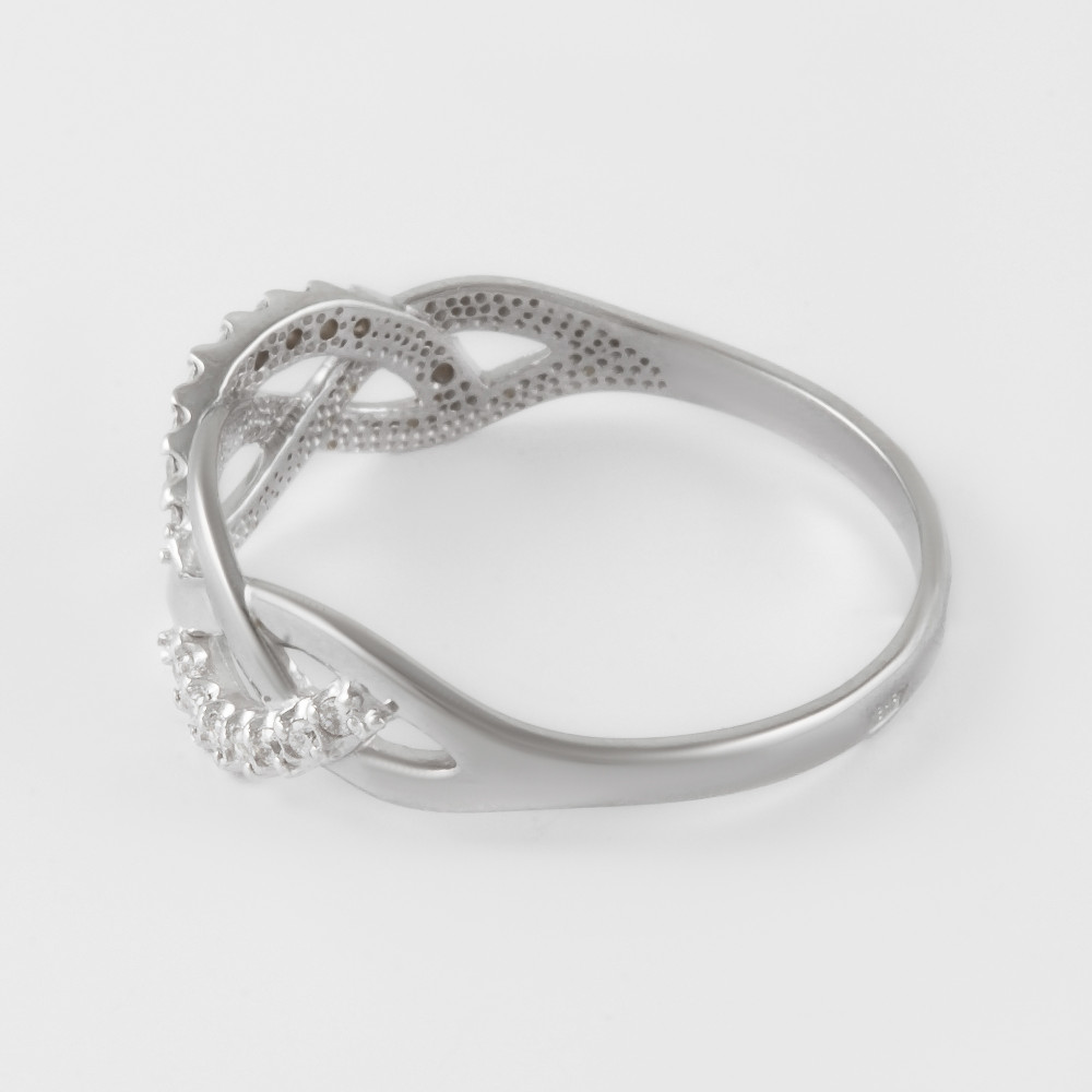 Серебряное кольцо Efremof  со вставками (фианит) ЮП1010010055, размеры от  до 20.5