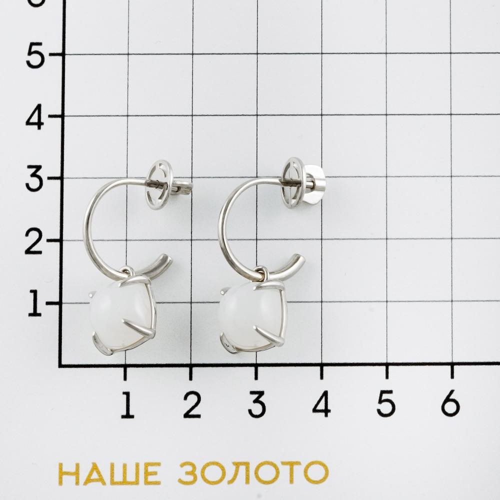 Серебряные серьги подвесные Олива 9В232445-02