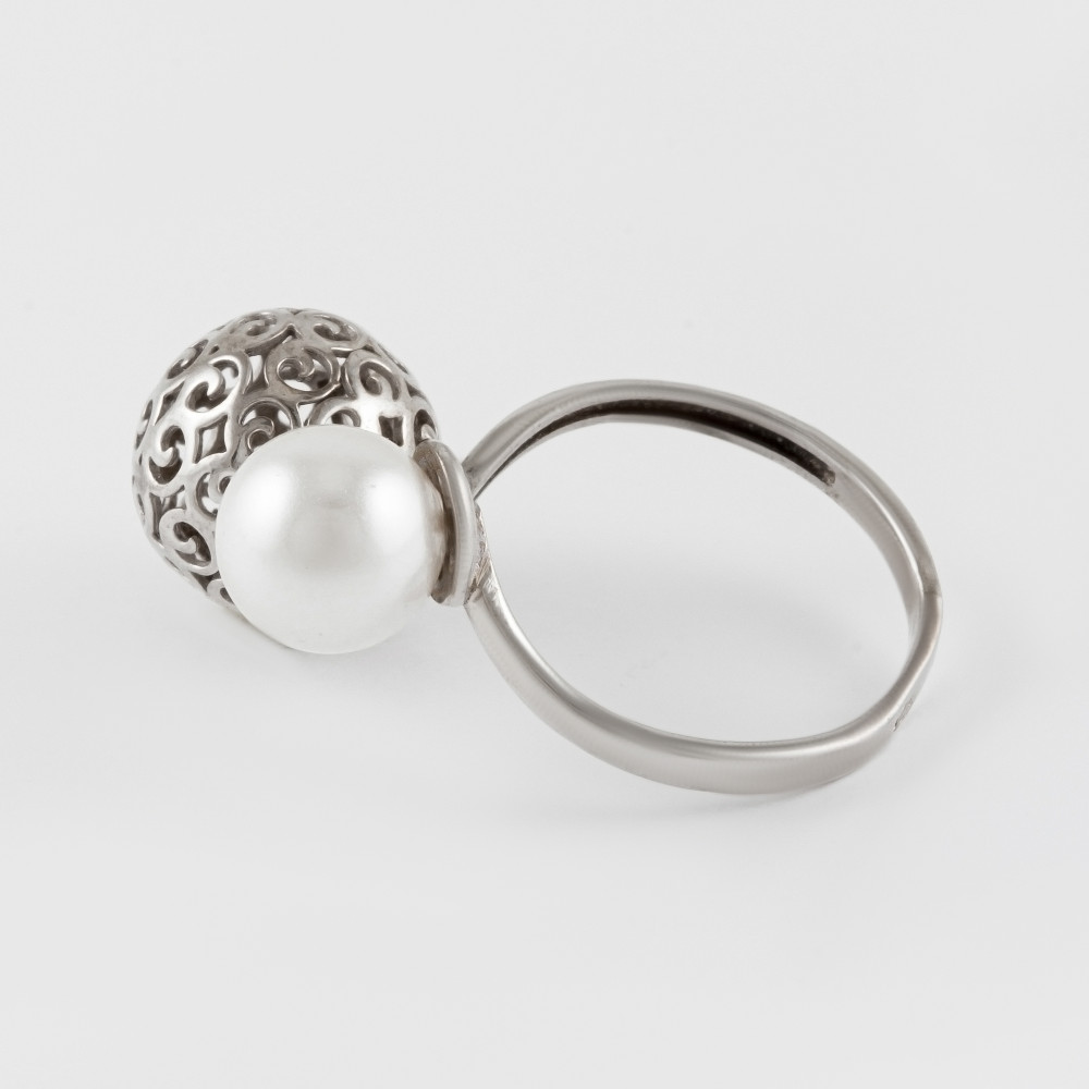 Серебряное кольцо Альфа юг  со вставками () ЮХШК01, размеры от 16.5 до 18.5