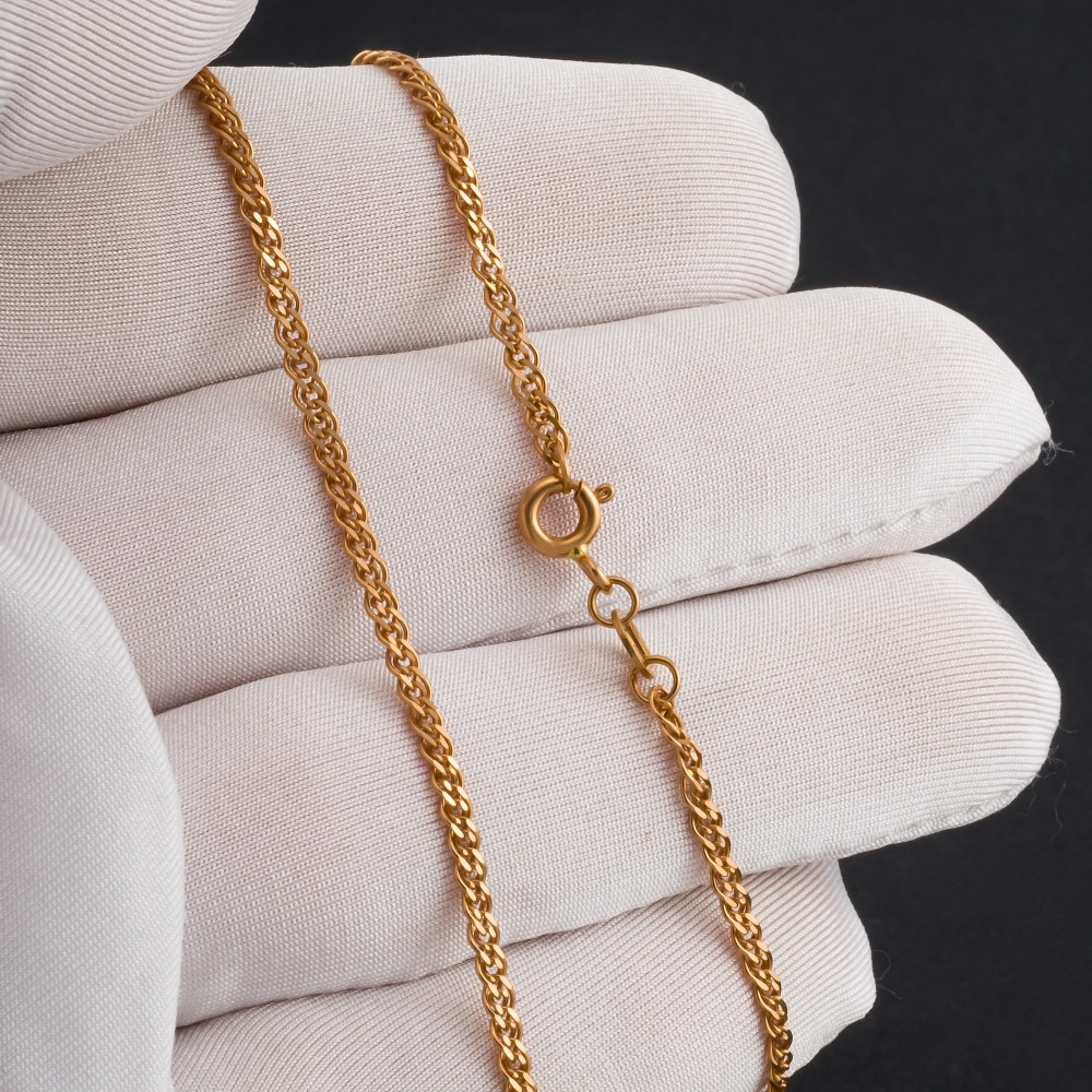 Золотая цепочка Жасмин из красного золота 585 пробы ЖННЦ12-200.035, размеры от 40 до 55